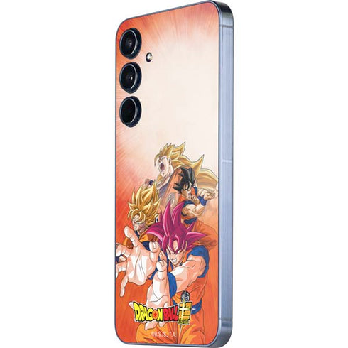 Dragon Ball Super Goku Evolution Galaxy A55 5G Skin
